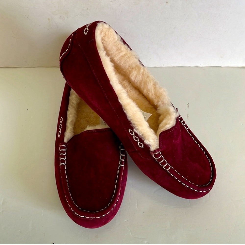 UGG 3312 Ansley dark red burgundy women’s slippers